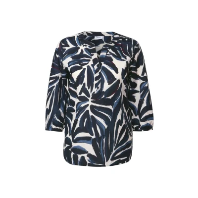 Abbildung von CECIL Damen 3411887 Gemusterte Tunika, urban Dark Blue, Large