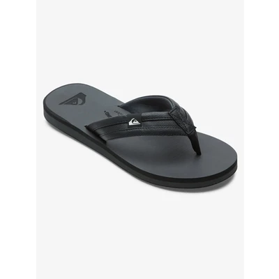 Abbildung von Quiksilver Carver Squish Zehentrenner black, Herren, Größe: 43, Black Kunststoff