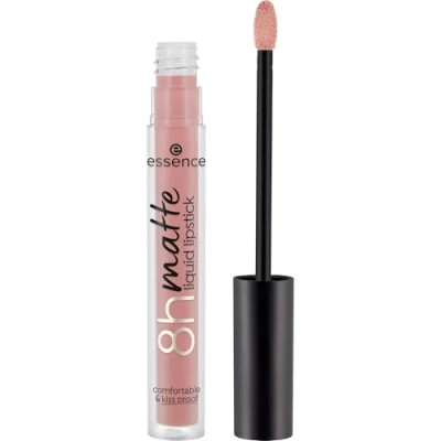 Abbildung von essence 8h matte liquid lipstick, Nr. 03, Nude, langanhaltend, mattierend, schnelltrocknend, matt, vegan, wasserfest, ölfrei, ohne Alkohol, 1er Pack (2.5ml)