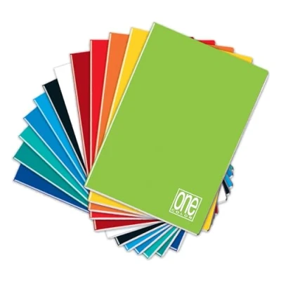 Abbildung von Blasetti One Color A5 Heft, Packung mit 10 Stück, Papier 80g, einfarbiger Kartoneinband, gemischte Farben Lineatur 1R, Linien für Mittel oder Oberstufe