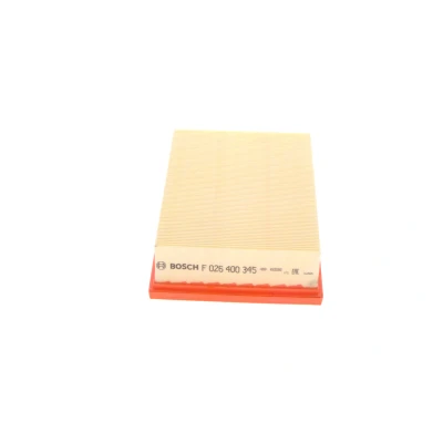 Abbildung von BOSCH F 026 400 345 Luftfilter 57,5 161,5 231 Filtereinsatz OPEL: Mokka / X, CHEVROLET: Trax