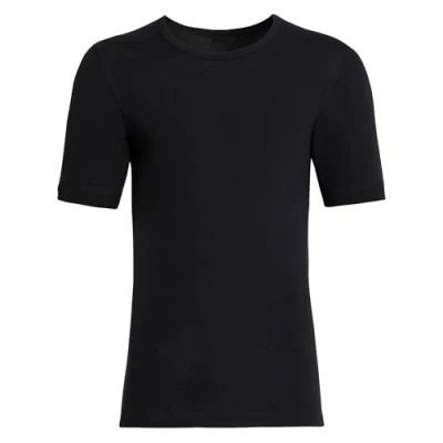 Abbildung von Susa Herren Angora onderhemd S8010070 Thermounterw sche Oberteil, Schwarz (Schwarz S750), M EU