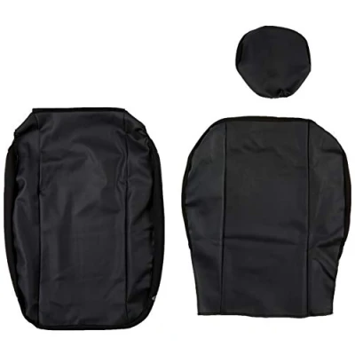 Abbildung von WALSER 10501 Sitzschonbezug anthrazit Eco Leder, Polyester vorne VOLKSWAGEN: Polo V Hatchback, IV Golf Alltrack 7, AUDI: A6 C6 Saloon