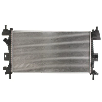 Abbildung von THERMOTEC D7G031TT Kühler, Motorkühlung Aluminium für Fahrzeuge mit/ohne Klimaanlage 670 349 16 Schaltgetriebe Kühlrippen gelötet