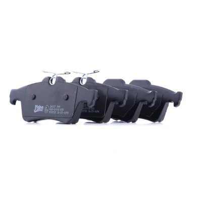 Abbildung von VALEO 598783 Bremsbelagsatz Hinterachse exkl. Verschleißwarnkontakt mit Anti Quietsch Blech FORD: Focus 3 Turnier, 3, 2, RENAULT: ESPACE 4