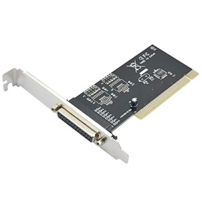 Abbildung von Jeirdus Parallel Port PCI Karte auf DB25 LPT Parallelport Erweiterungskarte mit Low Profile Halterung, Konverter Adapter Controller für Desktop PC