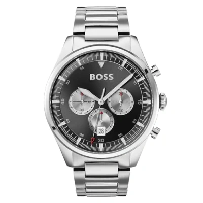 Abbildung von BOSS Chronograph silvercoloured, Herren, Größe: One Size, Silver coloured