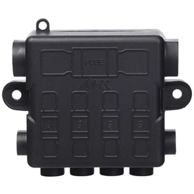 Abbildung von Sicherungshalter für 4 x Midi Sicherung + 1 Mega 116 87 mm