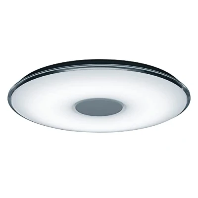 Abbildung von Trio Leuchten LED Deckenleuchte Tokyo 628915001, Acryl weiß, Rand klar, 45 Watt, Fernbedienung Helligkeit und Lichtfarbe einstellbar, Nachtlicht Funktion, 60cm