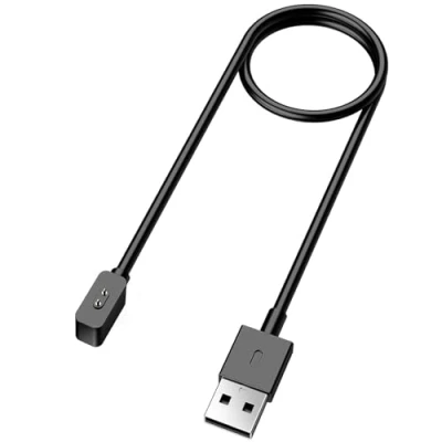 Abbildung von TiMOVO Ladekabel Kompatibel mit Xiaomi Smart Band 9/Band 8/Band 8 pro/Active,Redmi Watch 3 Active/Redmi 2,1 Stück Magnetisch Ersatz Ladegerät 1M USB Kabel,Smartwatch Ladestation,Schwarz
