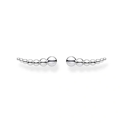 Abbildung von Thomas Sabo Ohrringe Ear climber Kugeln gold vergoldetes Silber H2156 413 39
