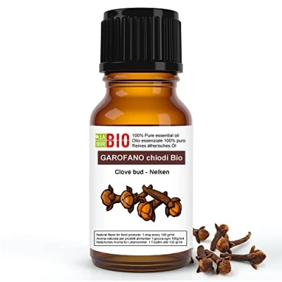 Abbildung von NelkenÖl Bio Ätherisches Öl 100% Reines 10 ml Aromatherapie Kosmetik Therapeutische Laborbio
