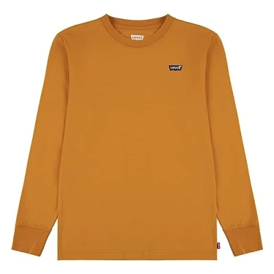 Abbildung von Levi&#039;s Batwing Chesthit TEE Unisex Langarmshirt für Kinder, Größe: 164, Desert sun