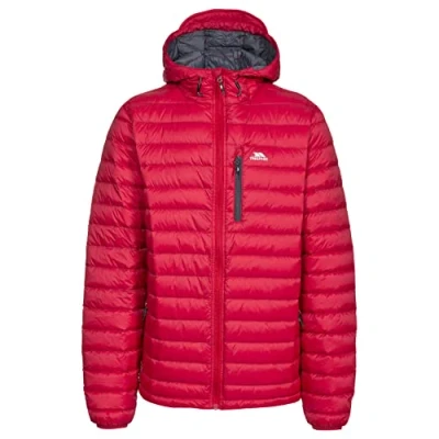 Abbildung von Trespass Digby, Black, S, Leichte Warme Daunenjacke 80% Daunen für Herren, Small, Schwarz