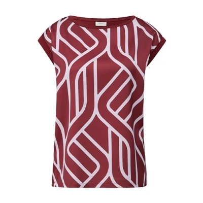 Abbildung von s.Oliver Black Label Bluse, Damen, Größe: 40, Rubinrot