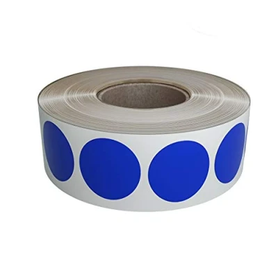 Abbildung von Sticker Blau 19 mm Aufkleber in verschiedenen Farben Größe 1,9 cm Etiketten 1050 Vorteilspack von Royal Green