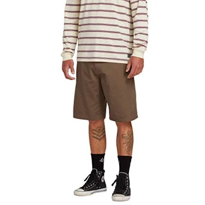 Abbildung von Volcom Herren Frickin Chino Lässige Shorts, Mushroom, 49