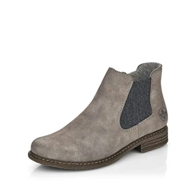 Abbildung von Rieker Ankle Boot, Damen, Größe: 39, Grau Schuhe