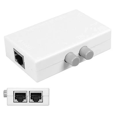Abbildung von CY Netzwerk LAN Switch RJ45 Splitter UTP CAT Interner externer Umschalter