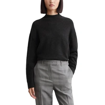 Abbildung von Marc O&#039;Polo Denim MOCK NECK Strickpullover, Damen, Größe: Large, Black