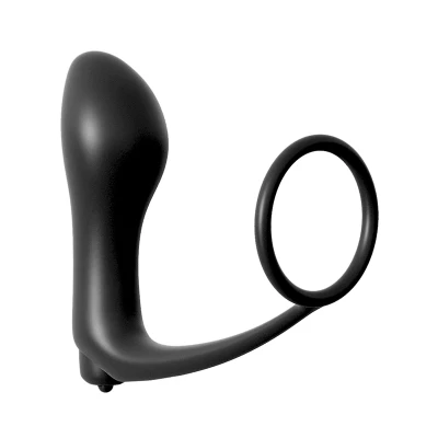 Abbildung von Ass gasm Cockring Mit Vibrierendem Butt plug
