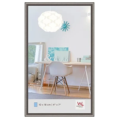 Abbildung von walther design Bilderrahmen stahl 10 x 18 cm New Lifestyle Kunststoffrahmen KV118D