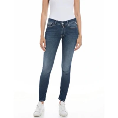 Abbildung von Replay Damen Jeans New Luz Skinny Fit Hyperflex mit Stretch, Dark Blue 007 (Blau), 24W / 30L