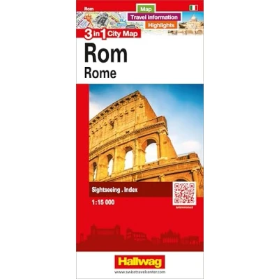 Abbildung von Hallwag Stadtplan Rom: 3 in 1: Stadtplan, Reiseinformationen und Highlights!