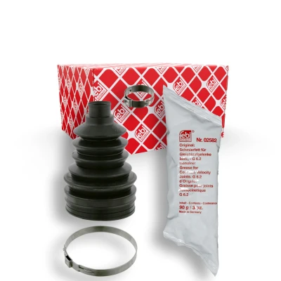 Abbildung von FEBI BILSTEIN 12842 Achsmanschette Vorderachse, radseitig Thermoplast OPEL: Corsa C Hatchback, Astra F CC, B Hatchback