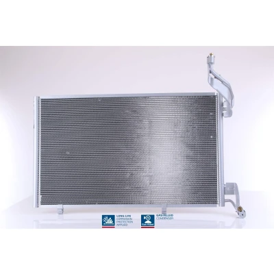 Abbildung von NISSENS 940515 Klimakondensator ohne Trockner Aluminium 640 R 134a FORD: FIESTA 6