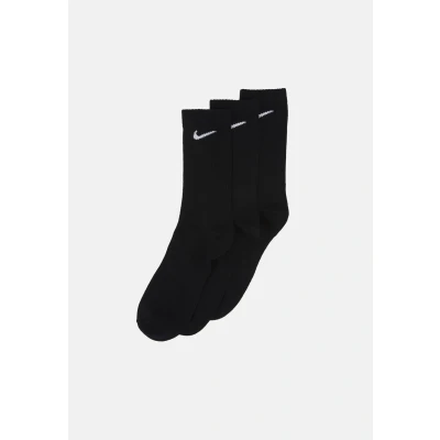 Abbildung von Nike Everday Lightweight Crew Sportsocken 3er Pack Schwarz, Weiß, Größe 42 46