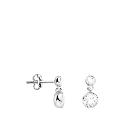 Abbildung von SOFIA MILANI Damen Ohrringe 925 Silber mit Zirkonia Steinen Ohrhänger E2930