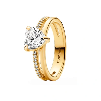 Abbildung von Pandora Essence Damen Ring Gold 163318C00 54