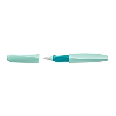 Abbildung von Pelikan 814850 Füller Twist Feder M, Neo Mint, inklusive 1 Patrone, Stück (Verpackungen Kann Variieren)