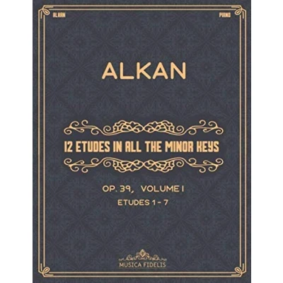 Abbildung von 12 Etudes in All the Minor Keys (Op. 39): Volume I (Etudes 1 7) Sheet music for piano