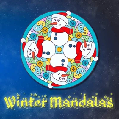 Abbildung von Winter Mandala: 41 einzigartige und winterliche Mandalas für Kinder Erwachsene zum Ausmalen als Kopiervorlage
