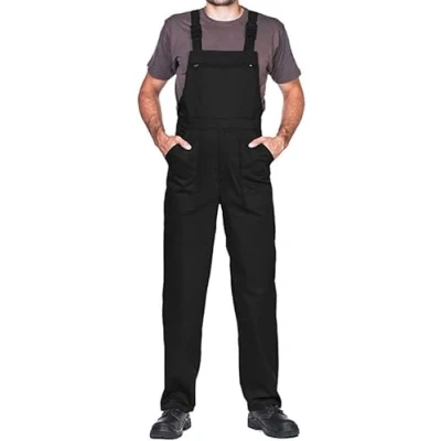 Abbildung von ProWear Arbeitslatzhose Herren Arbeitshose Latzhose, Schwarz, Gr. XL