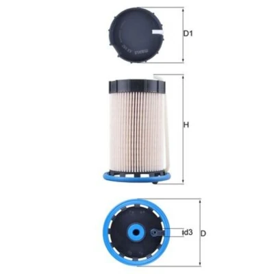 Abbildung von KNECHT KX 592 Kraftstofffilter Filtereinsatz AUDI: Q3, VOLKSWAGEN: Tiguan I, Passat B7 Variant, CC