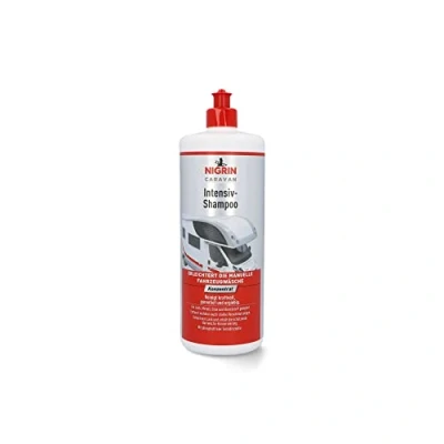 Abbildung von NIGRIN Autoshampoo, Konzentrat für Caravans und andere Fahrzeuge, kraftvolle schonende Reinigungswirkung, geprüfte Materialverträglichkeit, 1 Liter