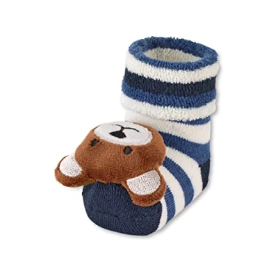 Abbildung von Sterntaler Baby Jungen rasselsöckchen Bär Socken, Marine, 15 16 EU
