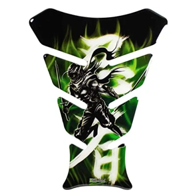 Abbildung von BIKE label Tankpad Motorrad Ninja Grün kompatibel für Kawasaki X507153VA