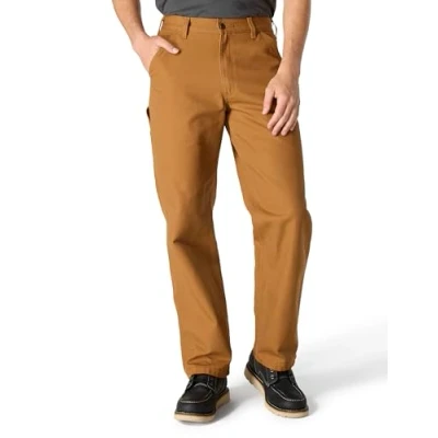 Abbildung von Carhartt Latzhose für Herren, verwaschene Ente Braun 34W / 32L