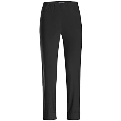 Abbildung von Stehmann Igor 680, sportive 7/8 Damenhose, in vielen weiteren Farben erhaeltlich, Größe 36, Farbe Schwarz
