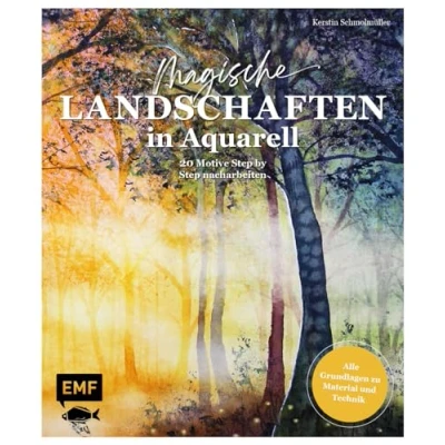Abbildung von Magische Landschaften in Aquarell: Alle Grundlagen zu Material und Technik Motive Step by nacharbeiten
