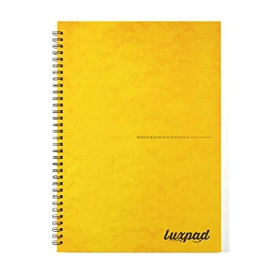 Abbildung von Silvine Luxpad Memory Aid Notizbuch, A4, liniert, 120 Seiten, Gelb