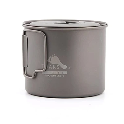 Abbildung von TOAKS Titanium Camping Pot Cup(375ml, 450ml, 550ml, 650ml, 750ml, 800ml, 900ml) (550ml[POT 550 L])