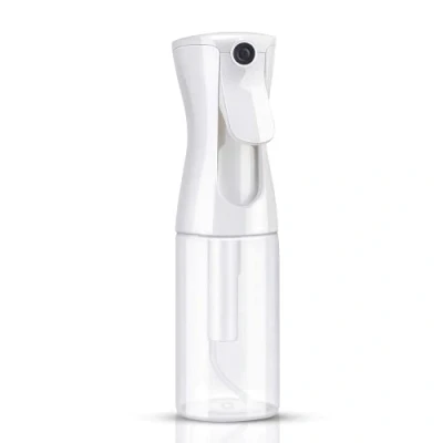 Abbildung von Uervoton Sprühflaschen Kontinuierliche Ultra Fine Mist Leeres Wasserflaschens Friseur Spray Flaschen Salon Haar Werkzeug Wasser Sprüher 160ML Transparent
