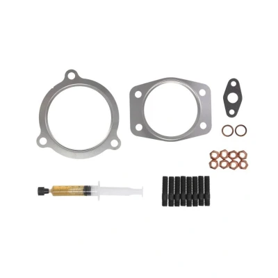 Abbildung von AJUSA JTC11411 Montagesatz, Lader with studs, syringe oil mit Dichtungen Montageanleitung VOLVO: V70 2, XC90 I, XC70 I Cross Country