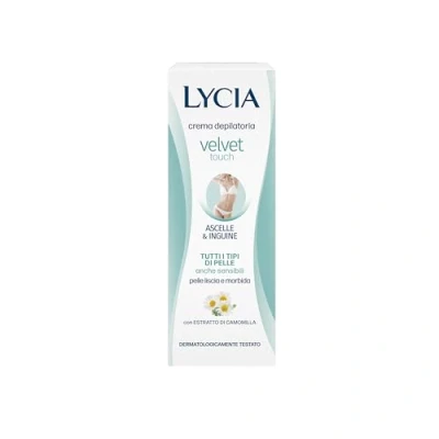 Abbildung von Lycia Enthaarungscreme für Damen Achseln und Leisten, Velvet Touch, mit Seidenproteinen, 100 ml