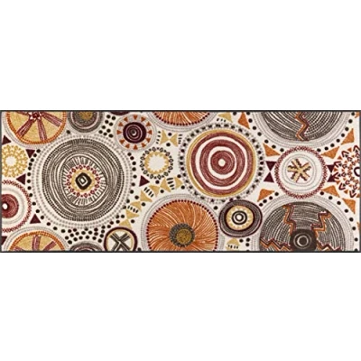 Abbildung von wash+dry Fußmatte, Boho Style 75x190 cm, innen und außen, waschbar